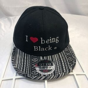 I Love Being Black Limited Edition Black Olmec Hat